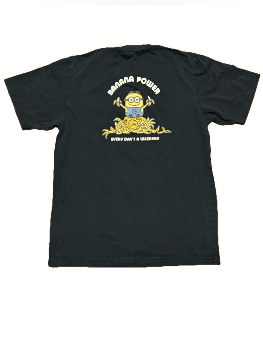 Uniqlo MINIONS Banana Power T-Shirt Unisex Size Medium DESPICABLE ME